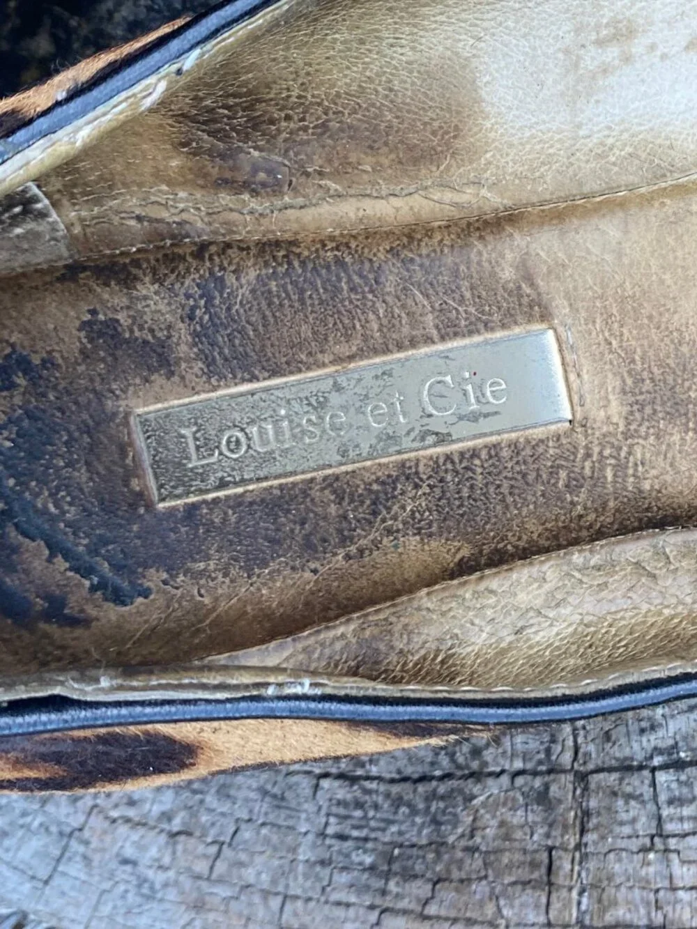 Louise Et Cie Leopard Flat Shoes Size 8.5 - Picture 5 of 6